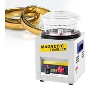 Magnetic Jewelry Polisher Tumbler, 2000 RPM with Adjustable Direction and Time, 600g Capacity, Ideal for Finishing and Polishing Jewelry