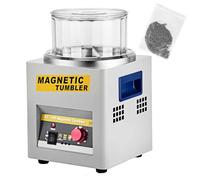 Magnetic Jewelry Polishing Tumbler 2000RPM 7.3" Jewelry Machine 1-60 Mins Jewelry Time Control / Bi-Balancing