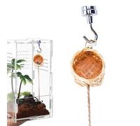 Magnetic Jumping Spider Hideo-ut, Climbing Rope Spider Enclosure Accessory, Natural Pet Animal Cage With Decorative Hiding For Enclosures, Decoration