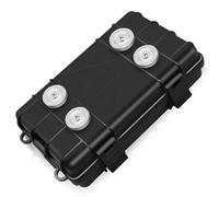 Magnetic Key Box for Under Car, Spare Hide a Key Magnetic Box, Strong Hide a Car Waterproof Magnet Outdoor Travel Holder Under Magnet (4 Magnets)