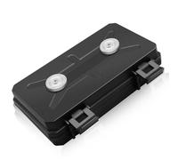 Magnetic Key Box for Under Car, Spare Magnetic Key Box Hide-a Key Magnetic Car Strong Dual Magnet Key Box, Waterproof Hide-a-Key Magnetic Key Holder Under Car Magnet Key Box Outdoor Travel(2 Magnets)