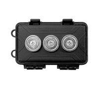 Magnetic Key Holder - 50lbs High Strength Neodymium Magnet | Waterproof ABS Sealed Construction | Magnetic Key Box - Car Spare Keys Hidden Storage Home Office