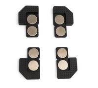 Magnetic Kit for Hatch or Tiled Access Panel - Invisible Magnetic Brackets with 20mm Strong Neodymium Magnets (Set of 4) - Easy Access