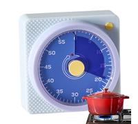 Magnetic Kitchen Timer | 60 Minute Noise Magnetic Mechanical Timer | Digital Alarm Clock, for Brushing Teeth, Showering, School, Home, Home School, Refrigerator, Workout, Teacher and Cooking in the