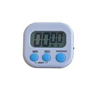 Magnetic Kitchen Timer - Visual Digital Timer - Light Display - Countdown & Stopwatch - Beep Sound - Multi-Function Timer (White)