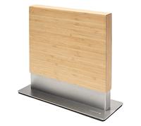 Coninx Magnetic Knife Holder Block, Double Sided Strong Magnets Knives Holders for Kitchen, Utensils Display, Solution Full Drawers, Wooden Empty Blocks (Bamboo)