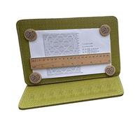 Magnetic Knitting Pattern Holder, Chart Holder Knitting Tool, Foldable Knitting Chart Keeper with Magnet Ruler, Knitting Tool Accessories for Crochet Knitting Lovers