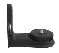 Magnetic L-Shaped Bracket - 1/4 Inch Rotating Levelling Support, 360 Degree Adjustable Bracket, Fine Tuning Adapter, Wall Ceiling Mounted Spirit Level Holder for Construction Surveying DIY W