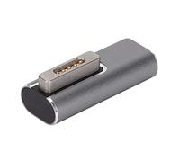 Magnetic L Tip USB C Adapter, Fast Heat Dissipation Type C Magnetic Adapter Smart Magnetic Suction Aluminum Alloy Shell Current 5A For Laptop Phone IOS