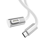 Magnetic L-Tip USB C Cable Compatible with Magnetic 1 MacBook Pro Air, Type-C PD Power Fast Charging Cable Replacement for MacBook Power Supply, Nylon Braided 6ft