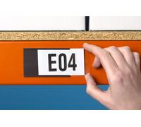 Magnetic Label Holders 60mm High x 100mm Long, Pack of 100 with Paper Inserts and Plastic Protectors, Magnetic Racking Labels Shelf Sign, Whiteboard Magnets and Magnetic Strip