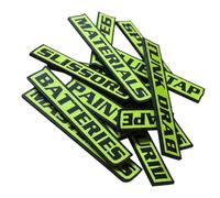 Magnetic Labels For Toolbox - Reusable Drawer Labels, Metal Markers | 12 Pieces Removable Organization Label Stickers | D Stickers