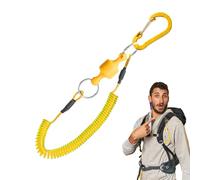 Magnetic Landing Net Holder - Fishing Net Return System with Strong Magnet for Secure Hold When Fly Fishing | Robust Net Holder + with Carabiner | Net Retraction for Quick Attachment and Easy