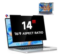 Magnetic Laptop Privacy Screen 14 inch for 16:9 Computer Monitor, 14" Removable Anti Glare Protector Blue Light Filter Shield Compatible with Lenovo Hp Dell Acer Asus Envy Xps