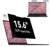 Magnetic Laptop Privacy Screen 15.6 inch for 16:9 Computer Monitor, 15" Removable Anti Blue Light Glare Filter Shield Compatible with Lenovo Hp Dell Acer Asus Thinkpad Envy Xps