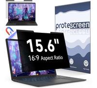 Magnetic Laptop Privacy Screen 15.6 Inch for 16:9 Computer Monitor, 15" Removable Anti Glare Protector Blue Light Filter Shield Film Compatible with Lenovo/Hp/Dell/Acer/Asus/Thinkpad/Envy/Xps/Toshiba