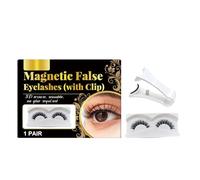 Magnetic-Lashes Kit with Applicator,Reusable Eye Lashes Magnetic,Easy to Wear and Remove,Reusable False Eyelash Kit,No Glue or Eyeliner Needed