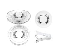 Magnetic Lashes, Reusable Magnetic Eyelashes with Lash Applicator - 3D Faux Silk Lashes, No Glue, Easy to Apply and Remove, Lightweight & Comfortable, Up to 50 Uses (Natural)