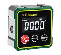 Magnetic LCD Digital Protractor Inclinometer Gauge with LCD Backlight Level Angle Gauge Protractor Inclinometer Bevel Box for Miter Saw Automobile Test and Repair and Ect