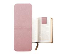 Magnetic Leather Bookmark - 10cm Personalised Birth Flower Name Magnet Clips, Durable Page Markers | PU Reading Accessories for Novel Textbook Diary Journal Christmas Birthday Gift Women Me