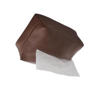 Magnetic Leather Tissue Box for Auto, Overhead Visor Container for Console Storage - Compact Size for Crossover Hatchback, Reachable Tissue Solution for Urban Driver
