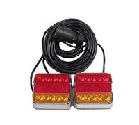 Magnetic LED Trailer Towing Lightboard Lights 7.5M (Boat Car Lamps Cluster Rear)