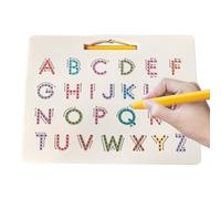 Magnetic Letter Board - Alphabet Toys Double Side | Magnets Tracing Alphabet Board | Kids Drawing Boardd | Writing Puzzle Sensory Toddler Toys For Kids Learning Preschool Classroom Kindergarten