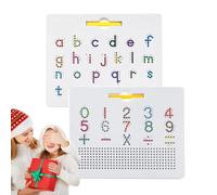 Magnetic Letter Tracing Board Double-Sided 2-In-1 Magnetic Writing Drawing