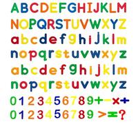 Magnetic Letters,105 PCS Colourful Magnetic Letters and Numbers for Aldults Fridge Magnets Educational Letter Decorations Spelling Learning Games for Home and Classroom Use