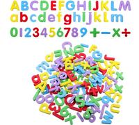 Magnetic Letters and Numbers,108 Pcs Fridge Magnets for Kids Alphabet Magnets Magnetic Numbers Magnetic Scrabble Letters for Fridge and Magnetic Board for Educational Learning Tools for Kids