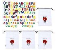 Magnetic Letters and Numbers for Children, 111 Pieces Alphabet Magnets Set with Storage Bag, Educational Toys for Kids Toddlers Learning Spelling Counting, Fridge Magnets for Classroom Home Use
