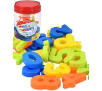 Magnetic Letters and Numbers Set Multicoloured Educational Alphabet Numbers Learning Toy for Children Early Years Plastic Magnetic Pieces for Fridge or Whiteboard Montessori Preschool Activity