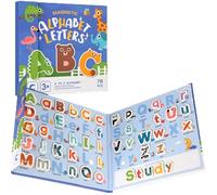 Magnetic Letters Learning Board for Kids,Uppercase & Lowercase Alphabet Magnets Puzzle for Fridge & Whiteboard,Alphabet Game Educational Gift Toys for Gift Boys Girls
