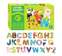 Magnetic Letters: Magnetic Alphabet Letters, Early Learning Spelling Toy with Letter Recognition, Animal Themed Alphabet Magnets | for Kids,
