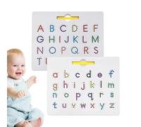 Magnetic Letters Practicing Board, Tracing Alphabet Board, Double Sided Magnetic Alphabet Edition, For Boys Girls Educational Toy