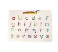 Magnetic Letters Tracing Card - Alphabet Tracing Board for Les, Capital Learning Letter | Educational Writing Practice Board with Magnetic Pen, Develop