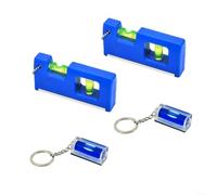 Magnetic Level Gauge Set 4pcs 4-Inch Precision Bubble(4pcs Blue)