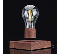 Magnetic Levitating Light Bulb Lamp, Floating LED Bulb Desk Lamp Rotating Levitation Wireless Bulb Night Lights for Home Office Decor, Tech Gadgets Toys, Birthday Gift