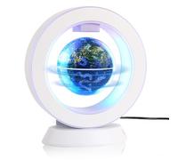 Magnetic Levitation Bluetooth Speaker Constellation Lamp Spinning Floating World Globe for Kids Learning Or Men Boss Office Desk Accessories Decor,Cool Tech Gadgets Unique Desk Toy Gift for Teens
