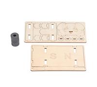 Magnetic Levitation DIY Kit - Beech Wood Building Blocks with Magnetic Technology for Puzzle Teaching, Educational Toy, Creative Family Activity and Multi-Purpose Decor