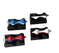 Magnetic Levitation Gyroscope, Desktop Physics Educational Model, Scientific Demonstration Display, Set of 4 Colors,Desktop Ornaments, Decompression Entertainment (Red and Blue)