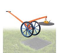 Magnetic Lid Lifter Dolly with Solid Tires, 27.5 Inch, 900 lb Lifting Capacity, Swivel Hook, Non-Slip Grip and Magnet