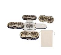 Magnetic Life Counter + JDR Stand Compact and Durable Pack of 4, Essential Accessory for RPG Role Games, Fantasy Universe (Dragon Engraving)