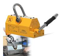 Magnetic Lifter for Metal Sheets, Heavy Duty Pulling Capacity, 2.5 Safety Factor, Manual Lever Operation