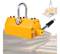 Magnetic Lifter with Release, 600kg Capacity, Metal Lifting Magnet for Material Handling, Ideal for Hoisting Equipment with Magnetism Without Electricity