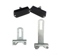 Magnetic Limit Switch for Sliding Gate Opener, Normally Open, with Mounting Brackets and Magnets, Waterproof Metal Housing for Electric Gate Automation Systems (C)