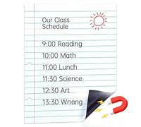 Magnetic Line Paper Teaching Dry Wipe Lined