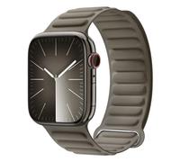 Magnetic Link Band for Apple Watch Band 46mm 45mm 44mm 42mm 41mm 40mm 38mm iWatch Ultra 2 Bands 49mm for Men Women,FineWoven Nylon Magnet Loop Strap for iWatch Series 10 9 8 7 6 5 4 3 SE 2nd Ultra