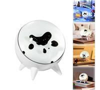 Magnetic Liquid Music Rhythm Light, Taysem Ferrofluid Speaker Music Mate, Ferrofluid Sound Visualizer Dancing Ferrofluid Display Ferro Fluid Desk Decor, Symbiote in One Bottle(White,1pcs)