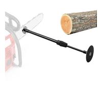 Magnetic Log Measuring Tool - Adjustable Firewood Marker, Precise Cutting Guide, Durable Chainsaw Attachment, Portable Wood Divider | Efficient Measuring Accessories for Splitting, Stacking, Sawing